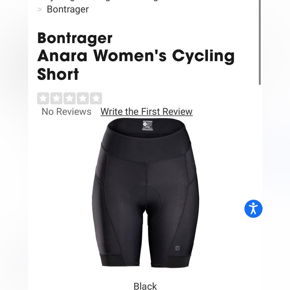 Bontrager
Anara Women's Cycling Short size medium